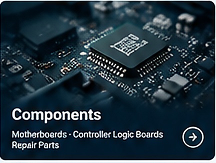 Electronic components and circuit boards
